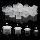 500/1000pcs S/M/L/XL Disposable Microblading Plastic Tattoo Ink Cups