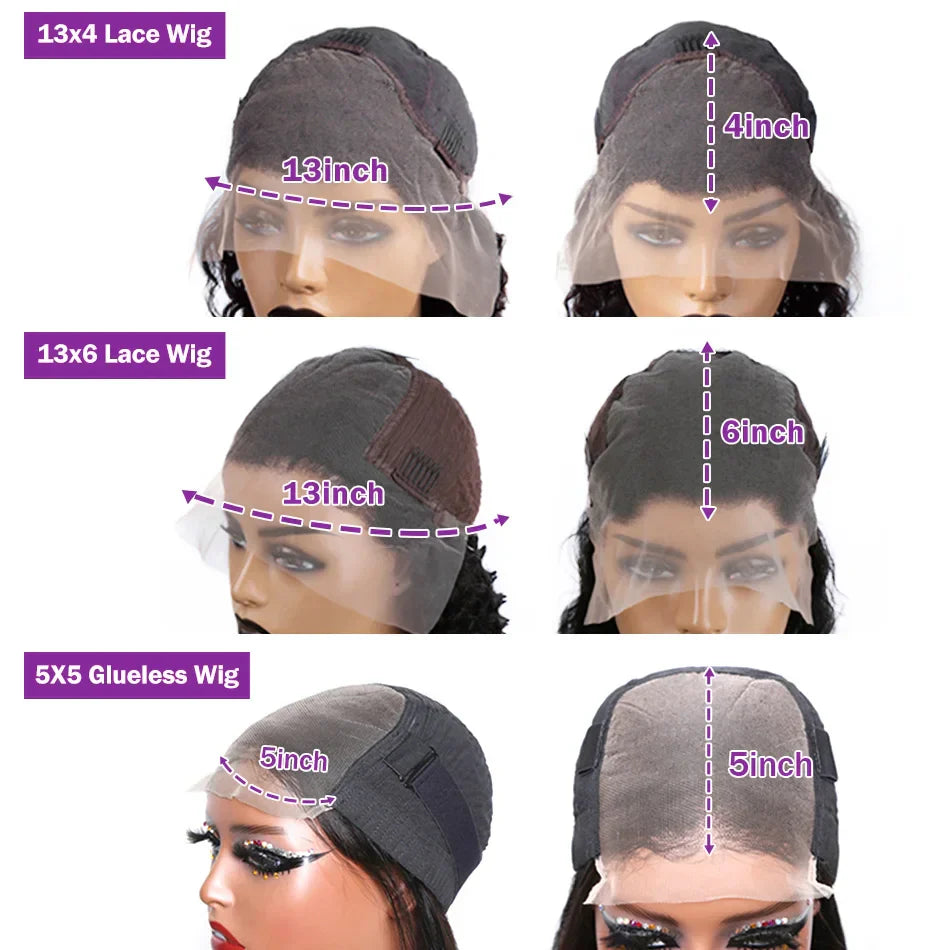 Short Bob Wig 13x4 Transparent Lace Frontal Wig