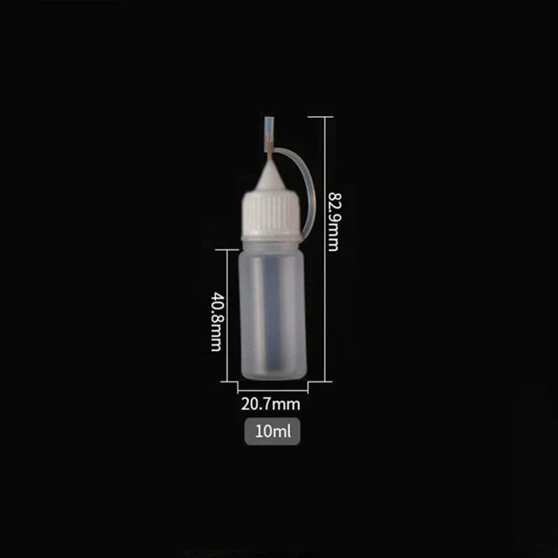 5pcs 5100ml Squeeze Bottles Needle Tip PE Glue