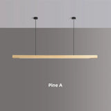 Nordic Wood Pendant Lights LED Modern Hanging Lamps