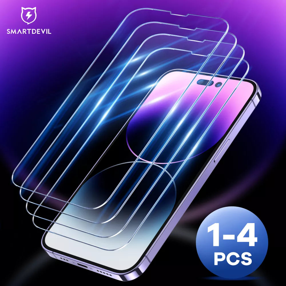 SmartDevil 2/4 Pcs Screen Protector for iPhone 15