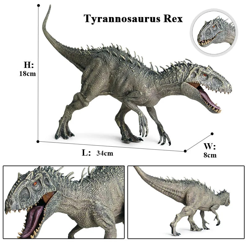Oenux New 34x8x18cm Jurassic Indominus Rex Action Figures