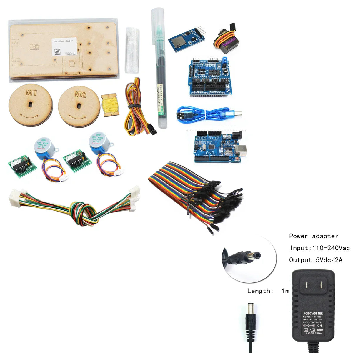 Draw Wall Painting Robot with Cable Plotter for