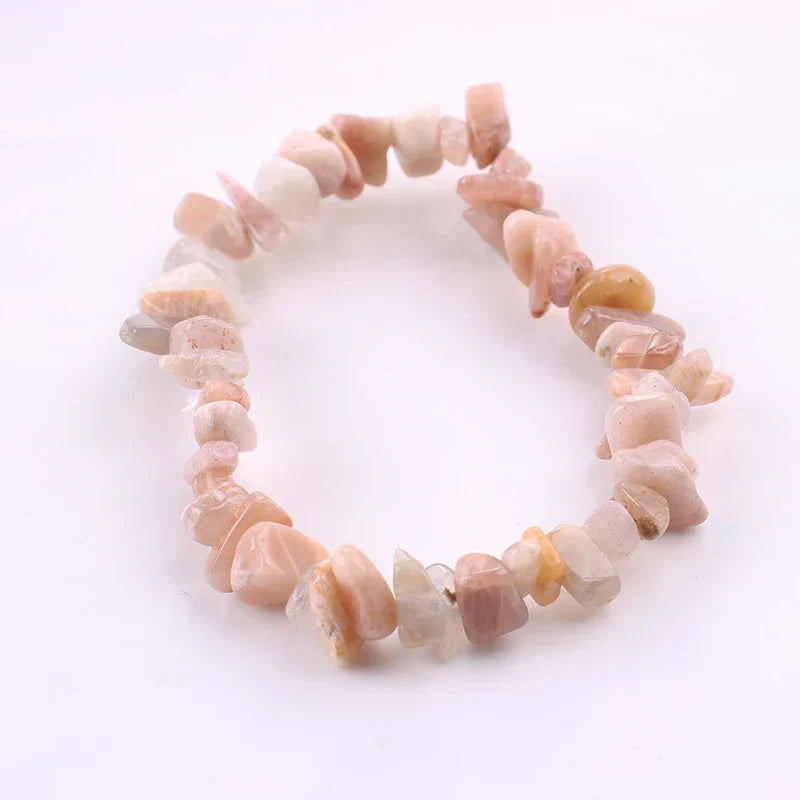 Stretch Natural 5-8mm Chips Bead Bracelet Healing Crystal