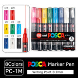Japan Posca Marker Pen Set Non-Toxic Utilies Escolares