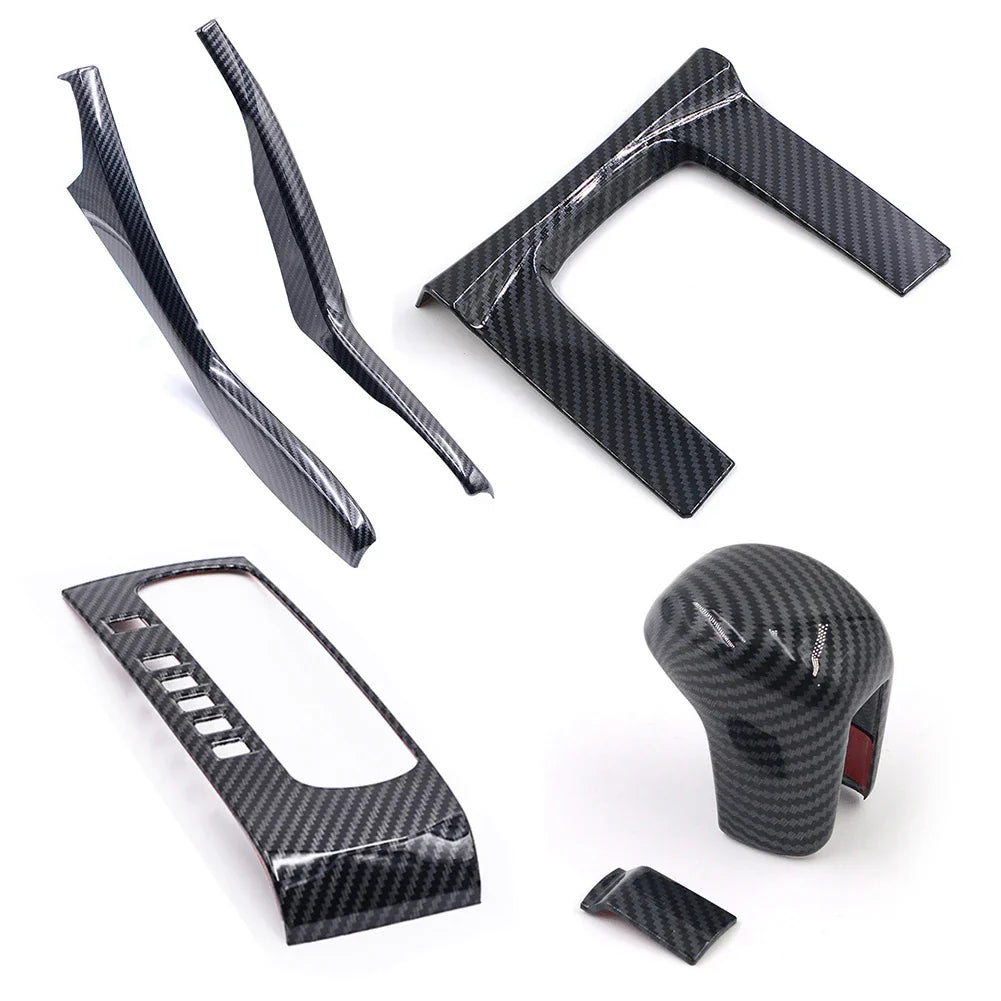 Carbon Fiber Car Gear Panel Trim Shift Panel