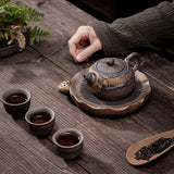 Gilded Iron Glaze Lotus Fragrance Pot Pu'er Tea