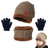 2023 New Winter Hat Scarf and Gloves Set
