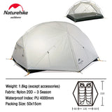 Naturehike Camping Tent 2 Person Mongar Ultralight Tent