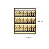 Industrial Display Wine Cabinets Storage Metal Cellar Restaurant