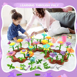 Flower Garden Building Toys Girls Stacking Game Toddlers