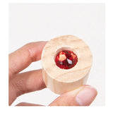 Wooden Acrylic Gems Cubes Blocks 32pcs 50pcs/set Rainbow