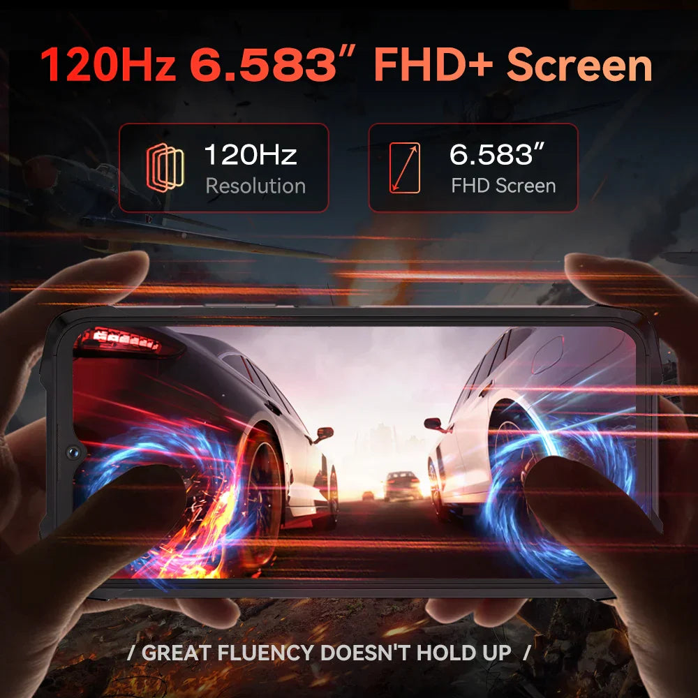 Cubot KingKong 9, Helio G99, 120Hz 6.583-Inch Screen,