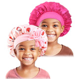 2PCS/LOT Solid Color Nightcap For Kids Wide Edge