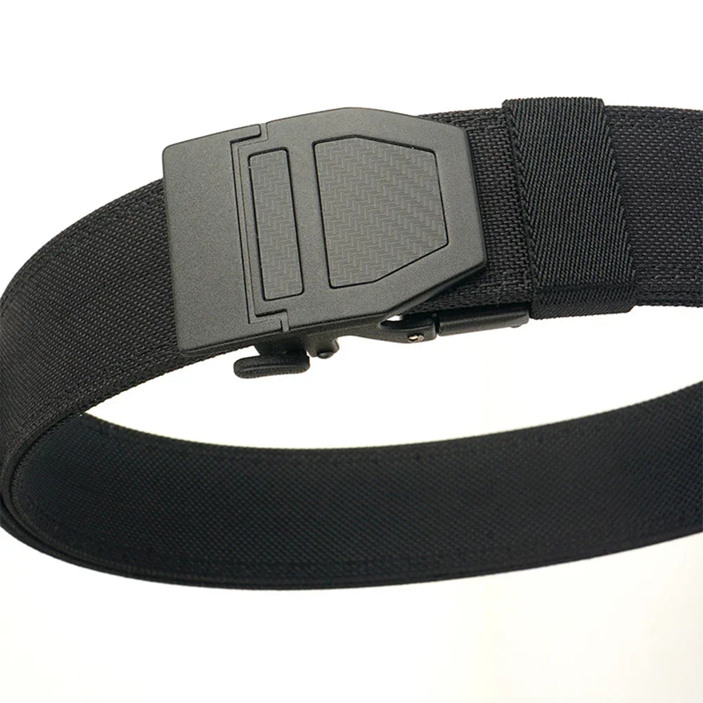 TUSHI New Hard Tactical Belt for Men Metal