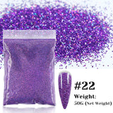 50g Holographic Glitter Powder Resin Art Glitter Laser