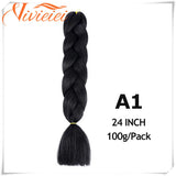 6 Pcs 24" Jumbo Synthetic Braids Hair Extensions