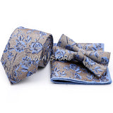 45 Color Paisley Geometry Striped 7.5cm Tie Set