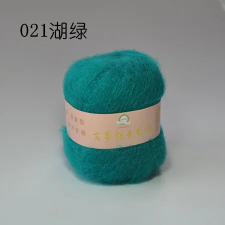 6 Balls Angora Mohair Wool Yarn for Knitting