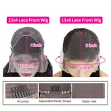 Straight Lace Front Wig 13x4 13x6 Human Hair