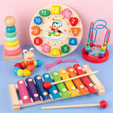 Montessori Wooden Toys Baby Educational Toy Childhood Learning
