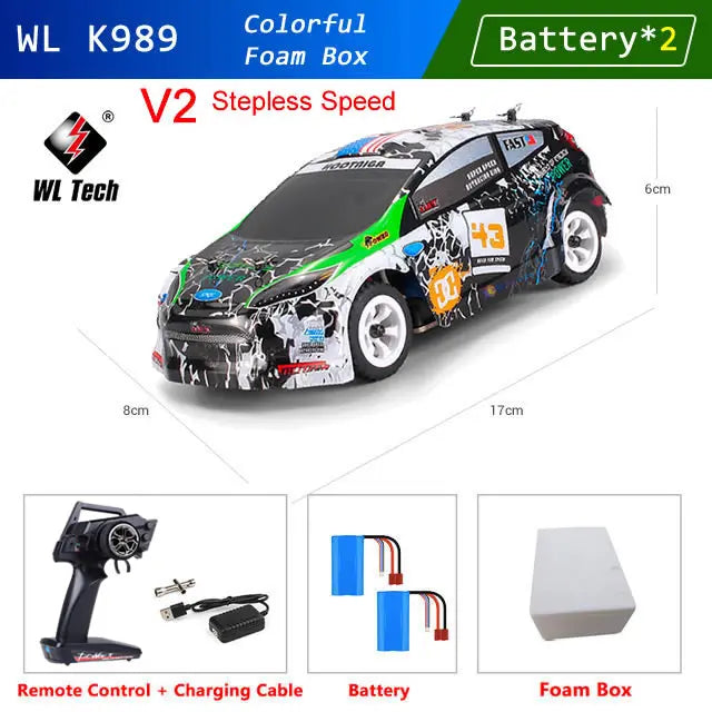 WLtoys K989 1:28 4WD 2.4G Mini RC Racing