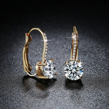 Trendy 14K Gold Plated Earrings 2023 Silver Hoops