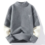 Men's Clothing No Hoodie Knit Sweater Male Pullovers