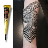 1PC Black/Red Henna Tattoo Paste Cream Cones 25g