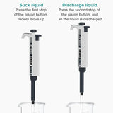 Micropipette Pipettor High Accurate Single Channel Manual Adjustable