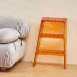 Modern Home Folding Ladder Transparent Acrylic Step Ladders