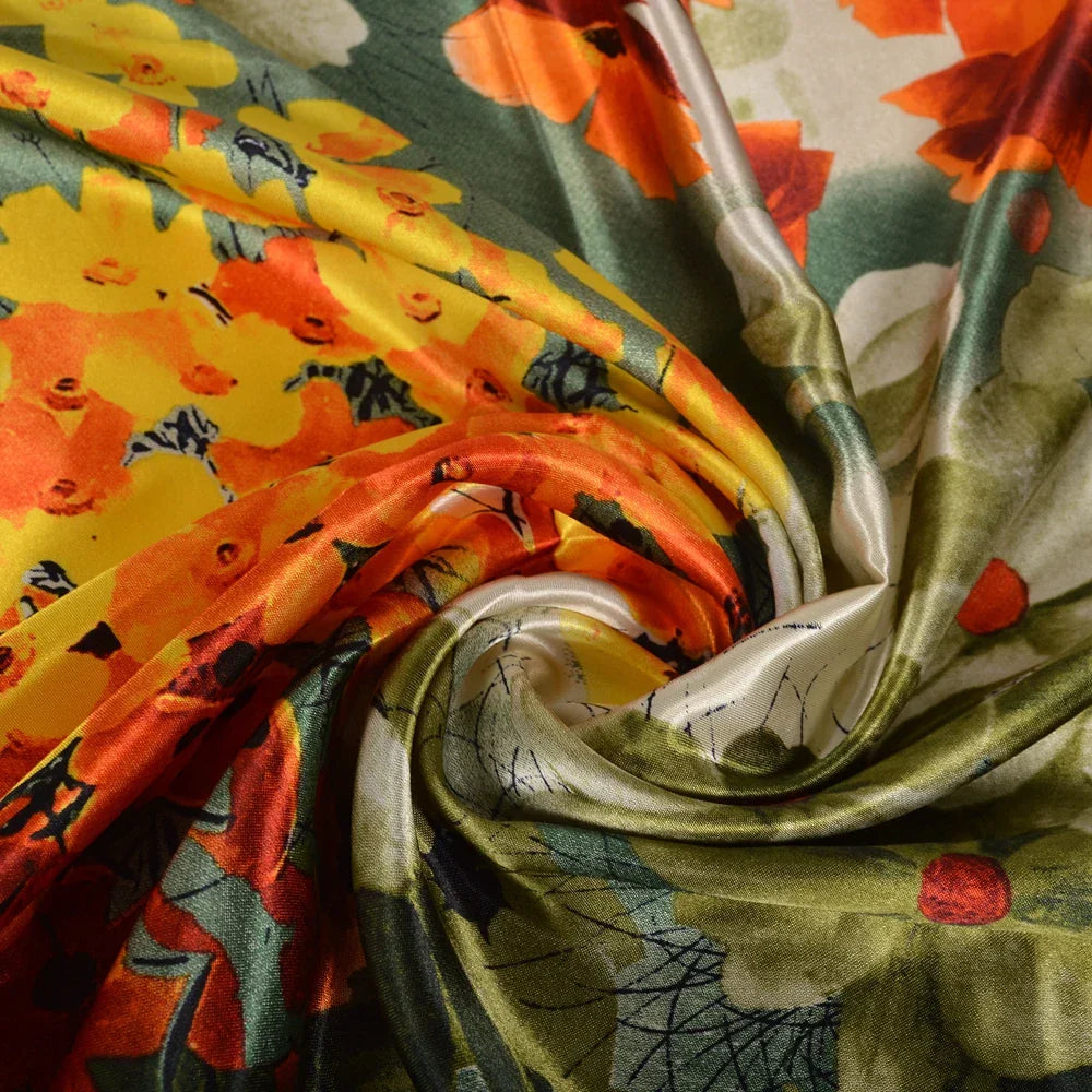 BYSIFA| Fall Winter Elegant Floral Design Scarves Shawls