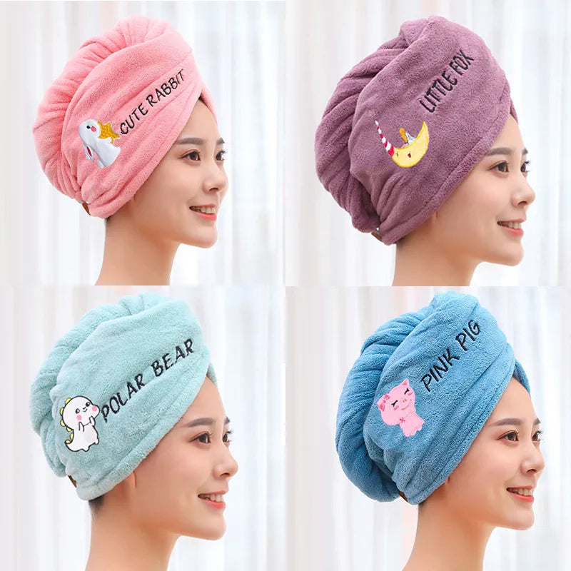 Women Microfiber Towel Hair Towel Bath Towels for