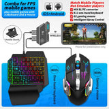 Left Hand Keyboard Single Hand Keyboard Gamwing Mix