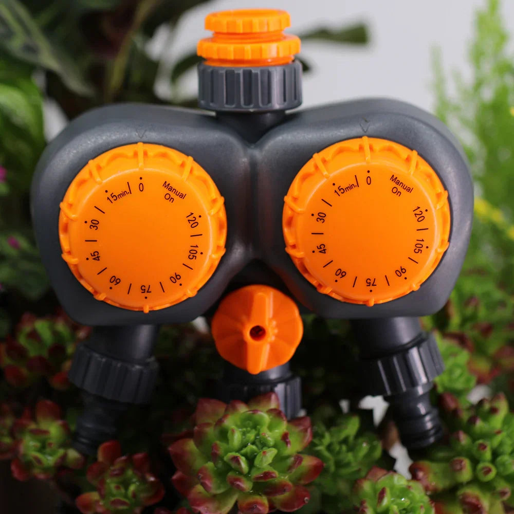 Garden Mechanical Timer 1-3 Outlet Tap Hose Sprinklers