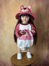 BZDOLL 55CM 22Inch Can Stand Reborn Baby Lifelike