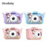 Children's Camera Unicorn Cartoon Digital Camera Animal Toy