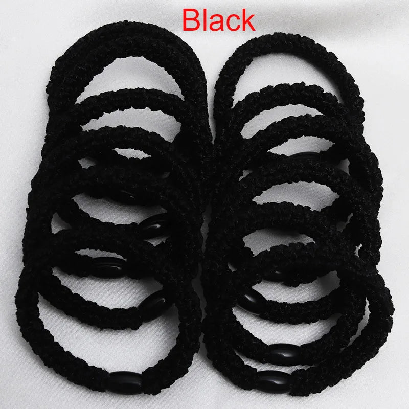 10Pcs Korean Strong Women Hair Scrunchies Girls Elastic