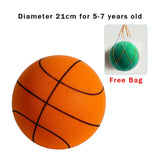 Mute Bouncing Ball 24cm Indoor Silent Basketball Size