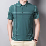 Summer Men's Polo Shirts With Short Sleeve Business