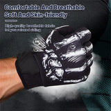 Touchscreen Non-Slip Skeleton Motorcycle Gloves for Men and