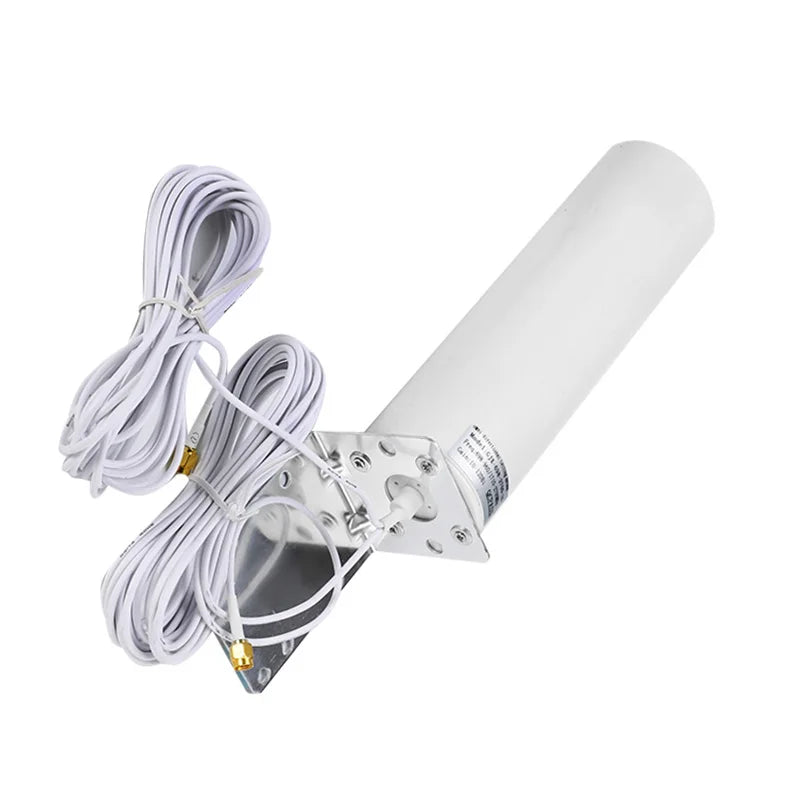 Outdoor Barrel 4g LTE antenna Dual Cable Mobile