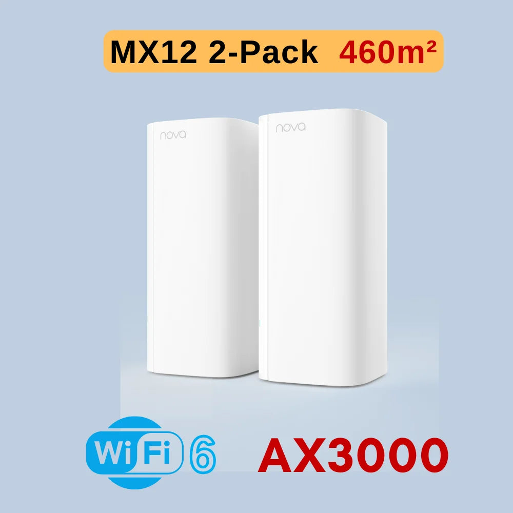 WIFI 6 AX3000 Mesh Router Tenda WiFi Router