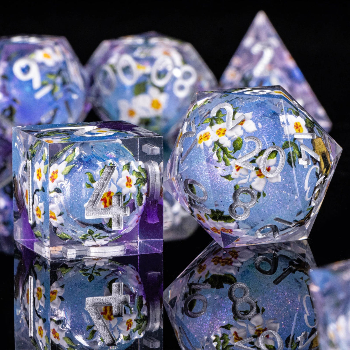 Sharp Edge Dice Dungeons and Dragons liquid core