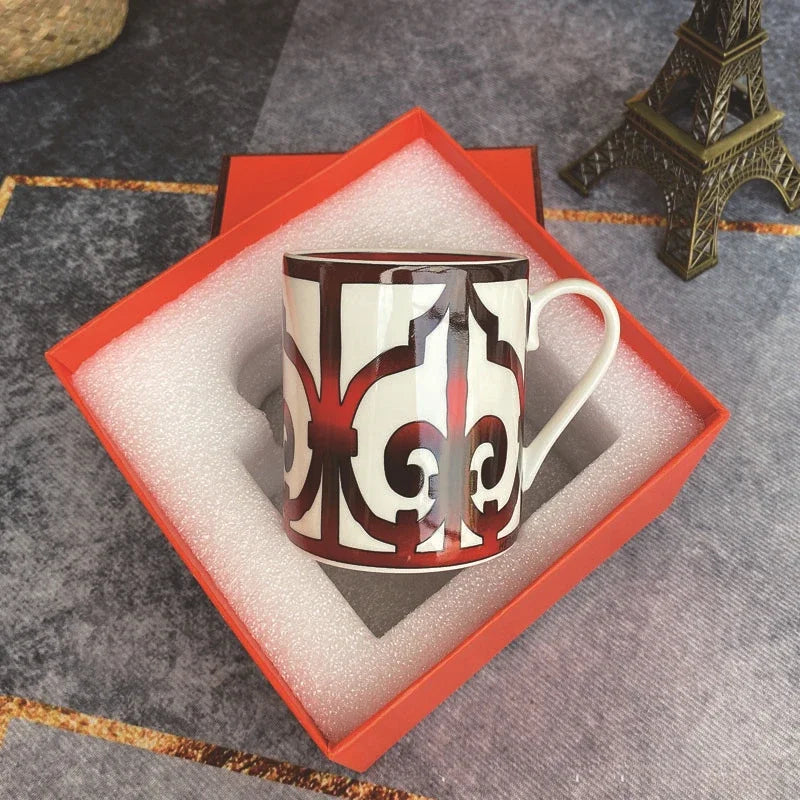 Luxury Brand Ceramic Coffee Cup Tumbler Mug Living