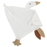 Pure Cotton Muslin Baby Bib Cute Goose Sleeping