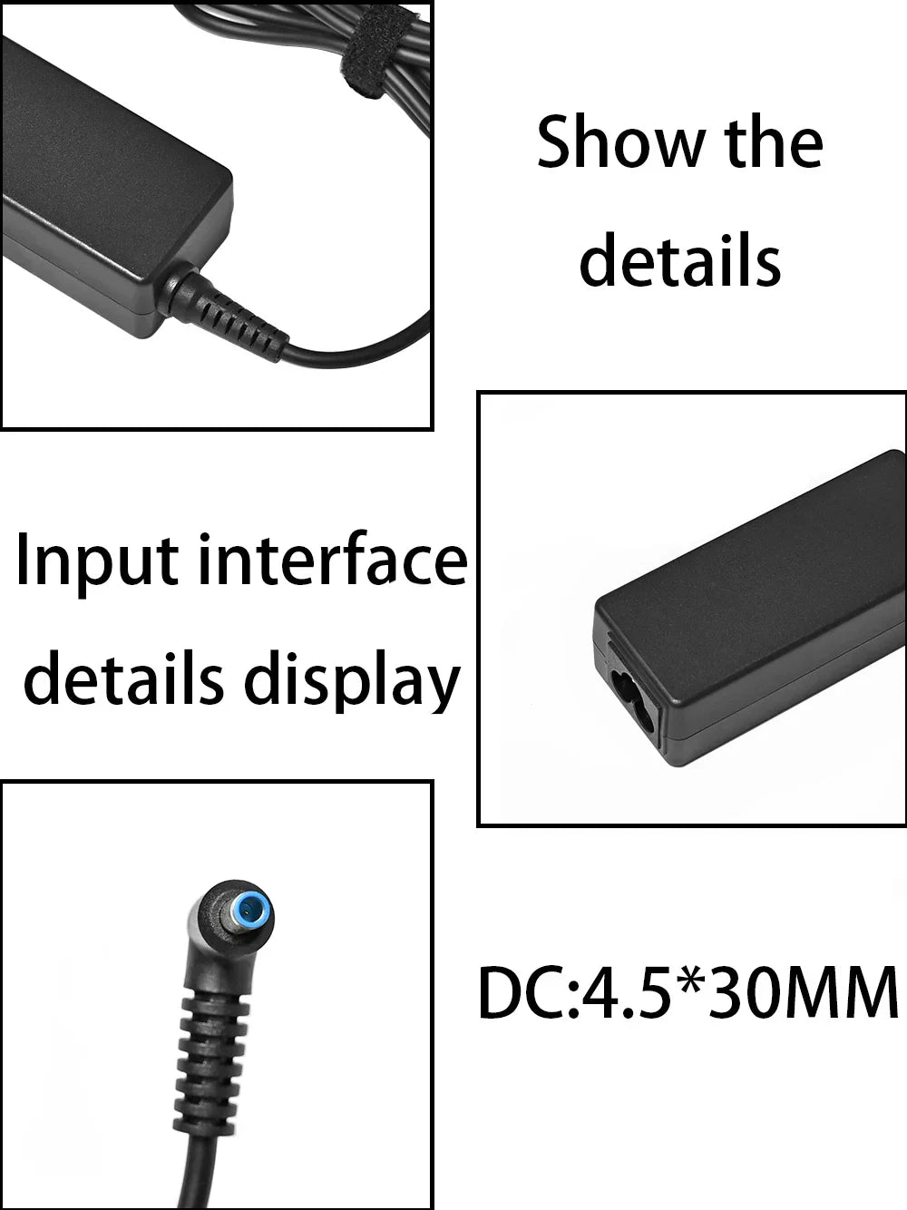 19.5V 2.31A 4.5*3.0mm 45W Laptop AC Power Adapter