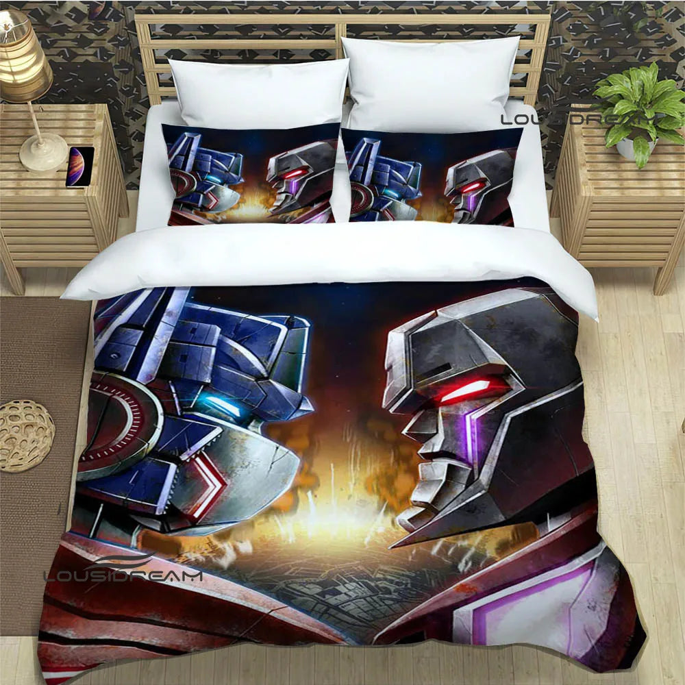 T-Transformers Cartoon Bedding Sets exquisite bed supplies set