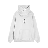 Autumn Winter High Collar Hoodie Pullover Loose Men