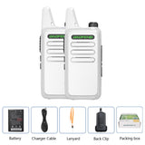 2PCS Baofeng BF-T20 5W Portable Mini Walkie Talkie